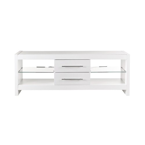 White 140cm stand - white, tv