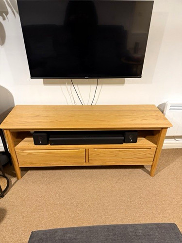 Solid oak stand brown - solid,