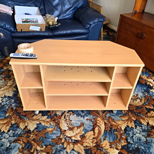 Light wood stand 92cm 3 - stand,