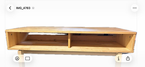 Wood stand media unit - wood, tv
