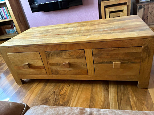 Mango wood stand - tv,