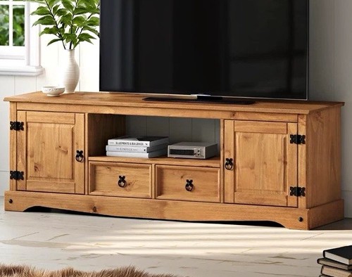 Wood stand 157cm brown - stand,