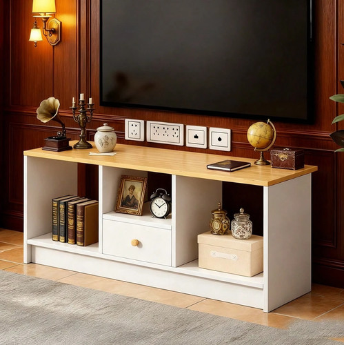 Stand cabinet white wood - stand,