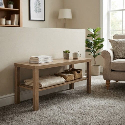 Oak modern tier stand - modern,